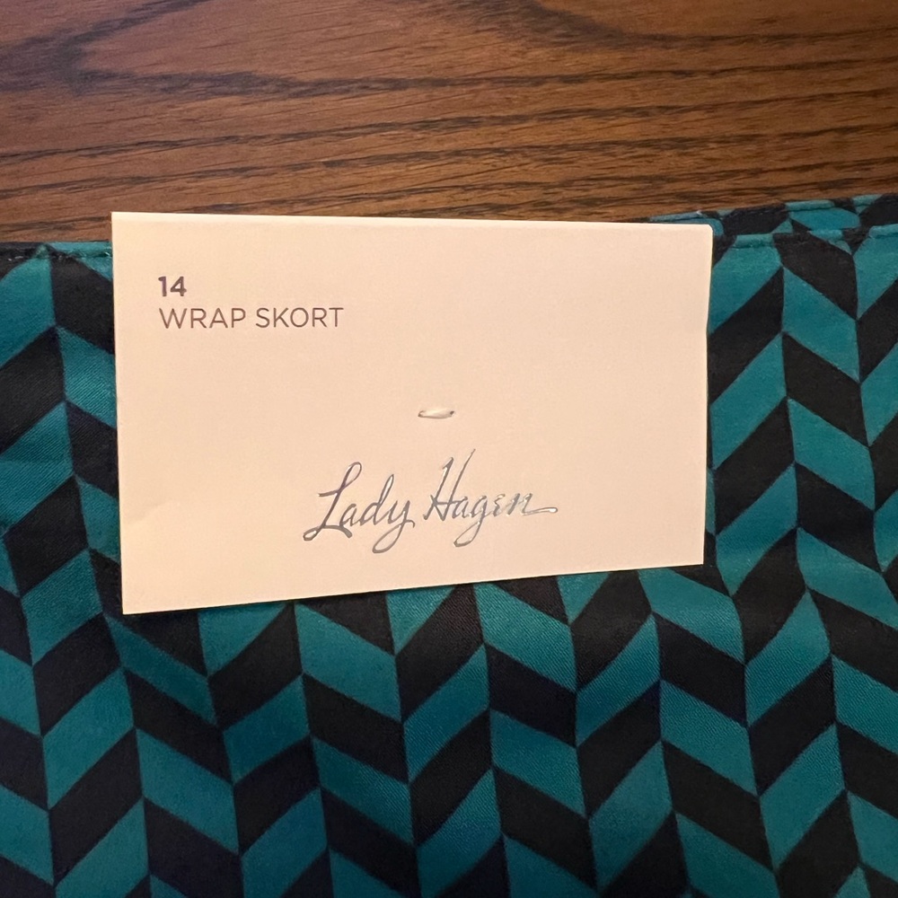NWT Lady Hagen Women's 17" Wrap Golf Skort Size 14 - Picture 3 of 6